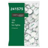 Chef's Larder 125 4hr Tea Lights  Adomoo